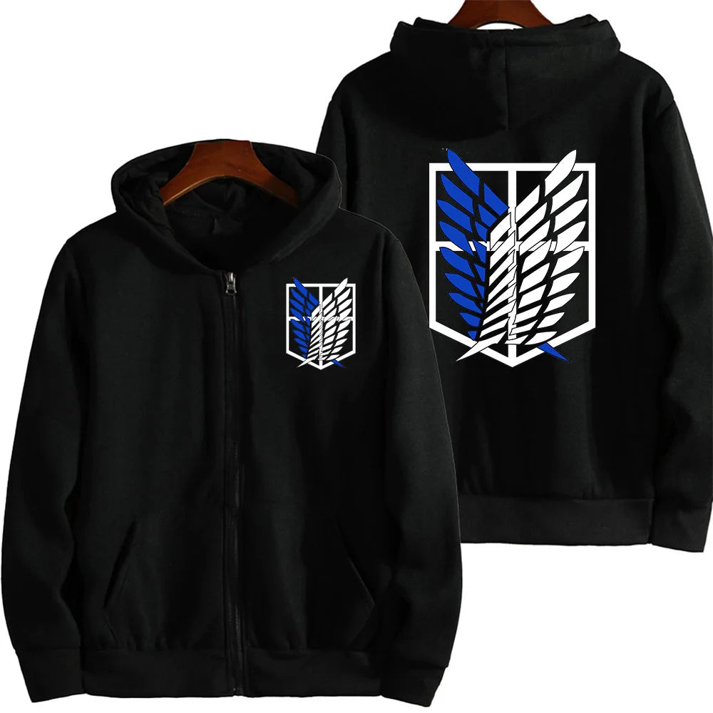 Zipper cardigan with fleece hooded zipper sweatshirt for casual and fashionable men - Matrix Studios
