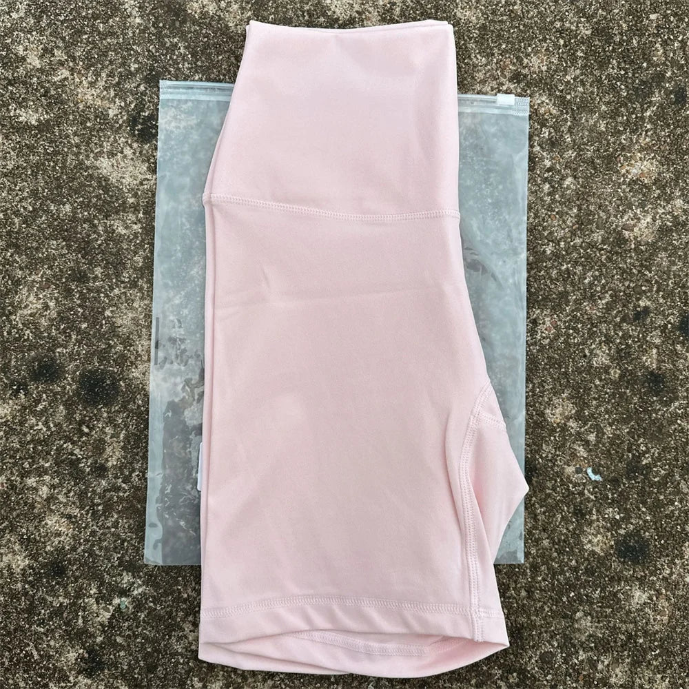 Solid Color Women Fitness Sports Short High Waist Yoga Short Leg Cycling Comprehensive Training Jog Squat Proof Internal Pocket - Matrix Studios