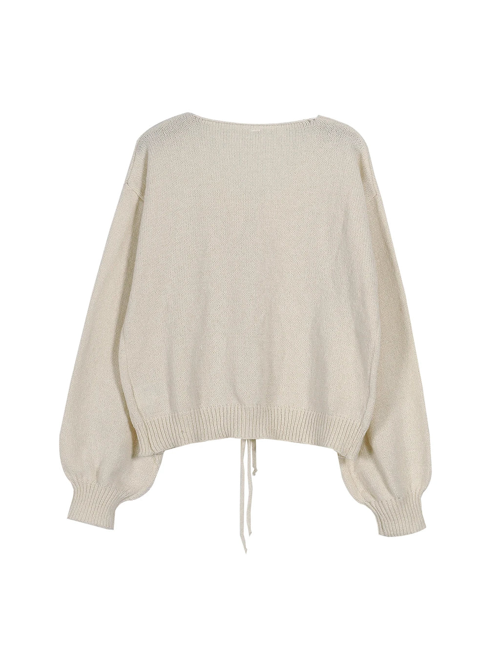 Women's commuter casual loose solid-coloured jumper V-neck autumn and winter cardigan with 2025 autumn and winter new - Matrix Studios