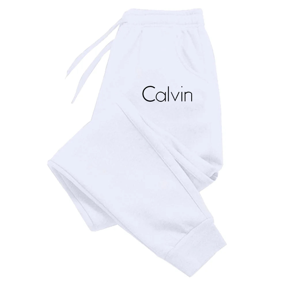 Casual Printed Sports Running Trousers Men Women Autumn Drawstring Long Pants Fitness Solid Sweatpants Unisex Gym Wear - Matrix-studios.com