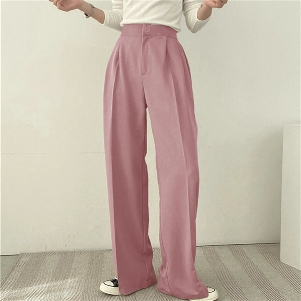 2026 Spring New Women's Clothing Suit Jacket Casual Pants Set Wide Leg Suit Pants Elegant Office Lady Business Suit Set Blazers - Matrix-studios.com