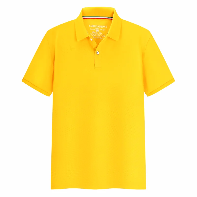 Summer Solid Color Outdoor Casual Lapel Short-sleeve Daily Business Short-sleeve Tops 2024 New Unisex Polo Shirts - Matrix-studios.com