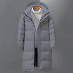 New Winter Men Long Puffer Jackets Hooded Casual Duck Down Coats Quality Male Outdoor Windproof Warm Winter Parkas Mens Clothing - Matrix Studios