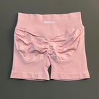 HISTELLO Impact Shorts Df Substitute High Waist Women Yoga Workout Shorts Seamless Leggings Stretch Fitness Gym Running Shorts - Matrix Studios