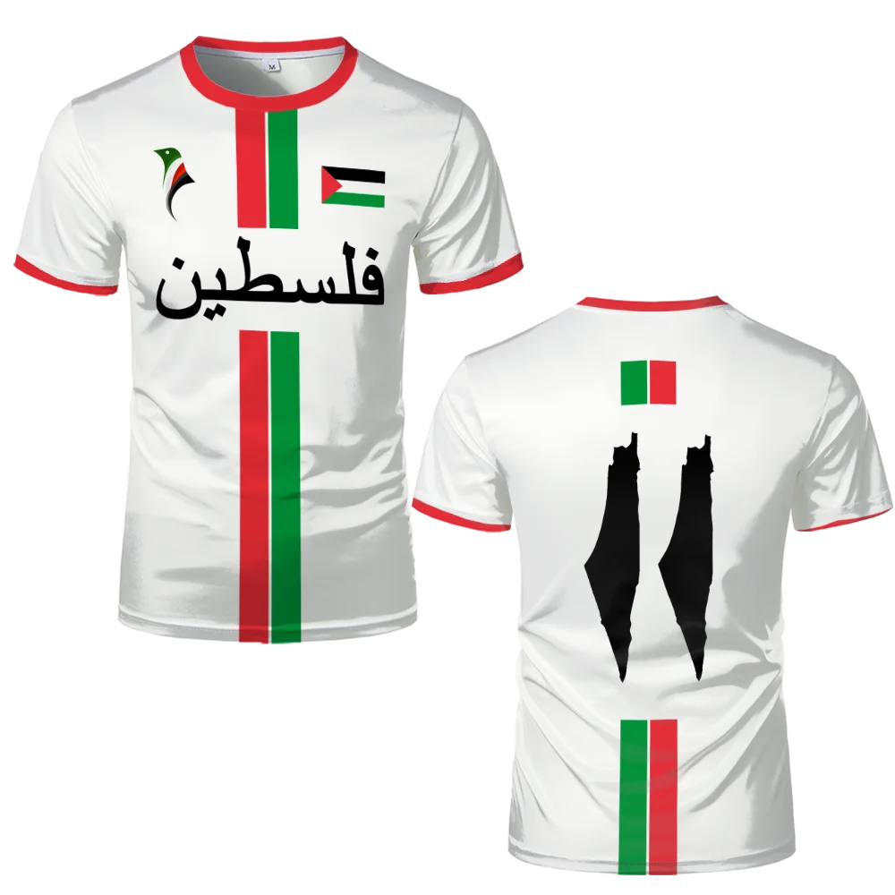 2025 New Palestine Football T-shirts Summer  Men's And Women Palestinian Jersey Gaza Kid's Tees Gifts Wholesale Unisex T Shirt - Matrix Studios