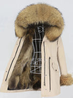 OFTBUY Winter Jacket Women Long Parka Real Fox Fur Coat Natural Raccoon Fur Collar Hood Thick Warm Streetwear Parkas New - Matrix Studios