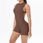 Women Gym Suits Women Scrunch Whole Suit Push Up Sports Suit Women Fitness Suit with Zipper Training Clothes One Piece - Matrix Studios