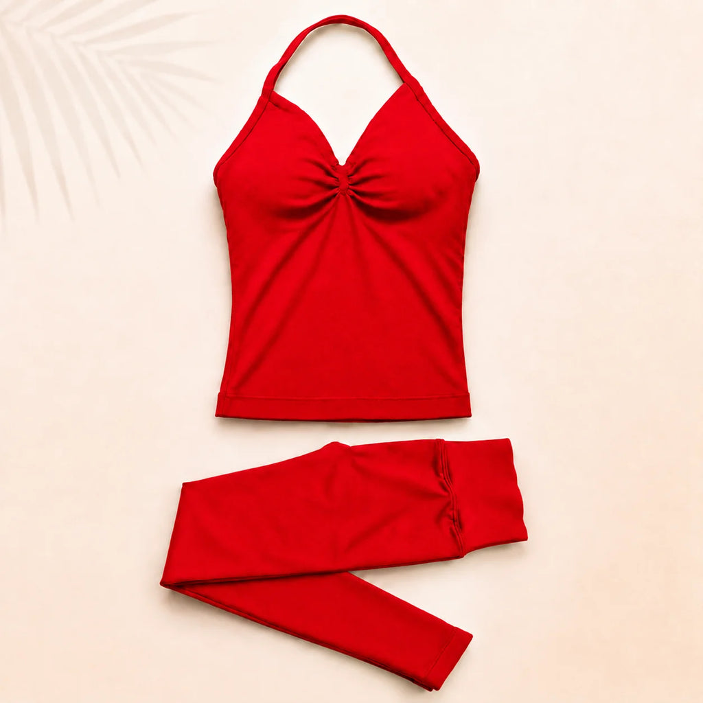 3 Pieces Gym Set Woman Seamless Short Sleeve Top Scrunch Gym Shorts Sport Strappy Bra Bodysuit Workout Suits Gym Clothes - Matrix-studios.com