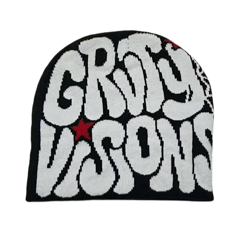 Knitting Cap Men Women Paragraph Quality Beanie Cap Y2k Warm Fashion Hundred Take Ins New Net Red Design Sense Niche Cold Cap - Matrix-studios.com