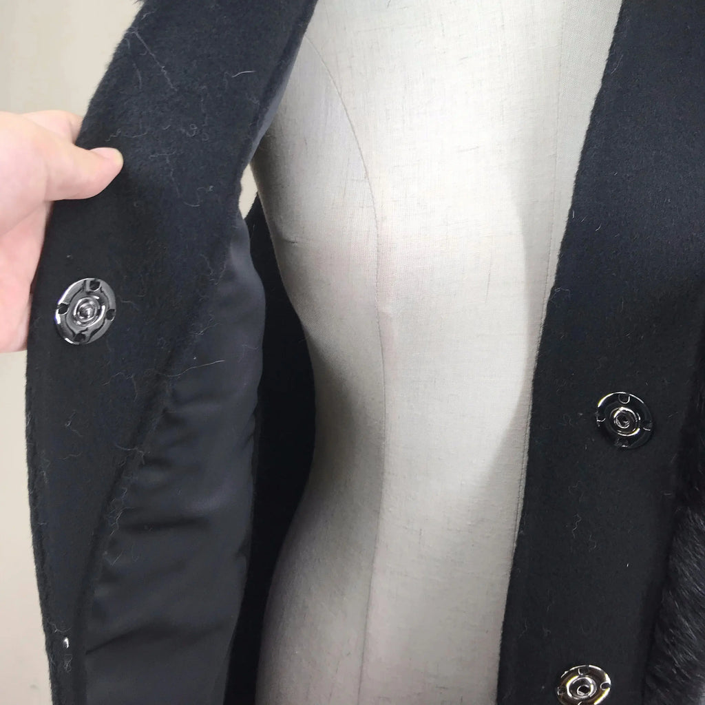 Real Mink Fur Vest with 100% Wool Back Autumn Winter Warm Elegant Waistcoat for Women Sleeveless Jacket V-Neck Length 64 Cm30408 - Matrix Studios