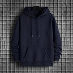 2025 Fall/winter New Arrival Men's Hoodie High Quality Solid Color Hooded Sweatshirt Male Home Outdoor Casual Fashion Pullover - Matrix Studios