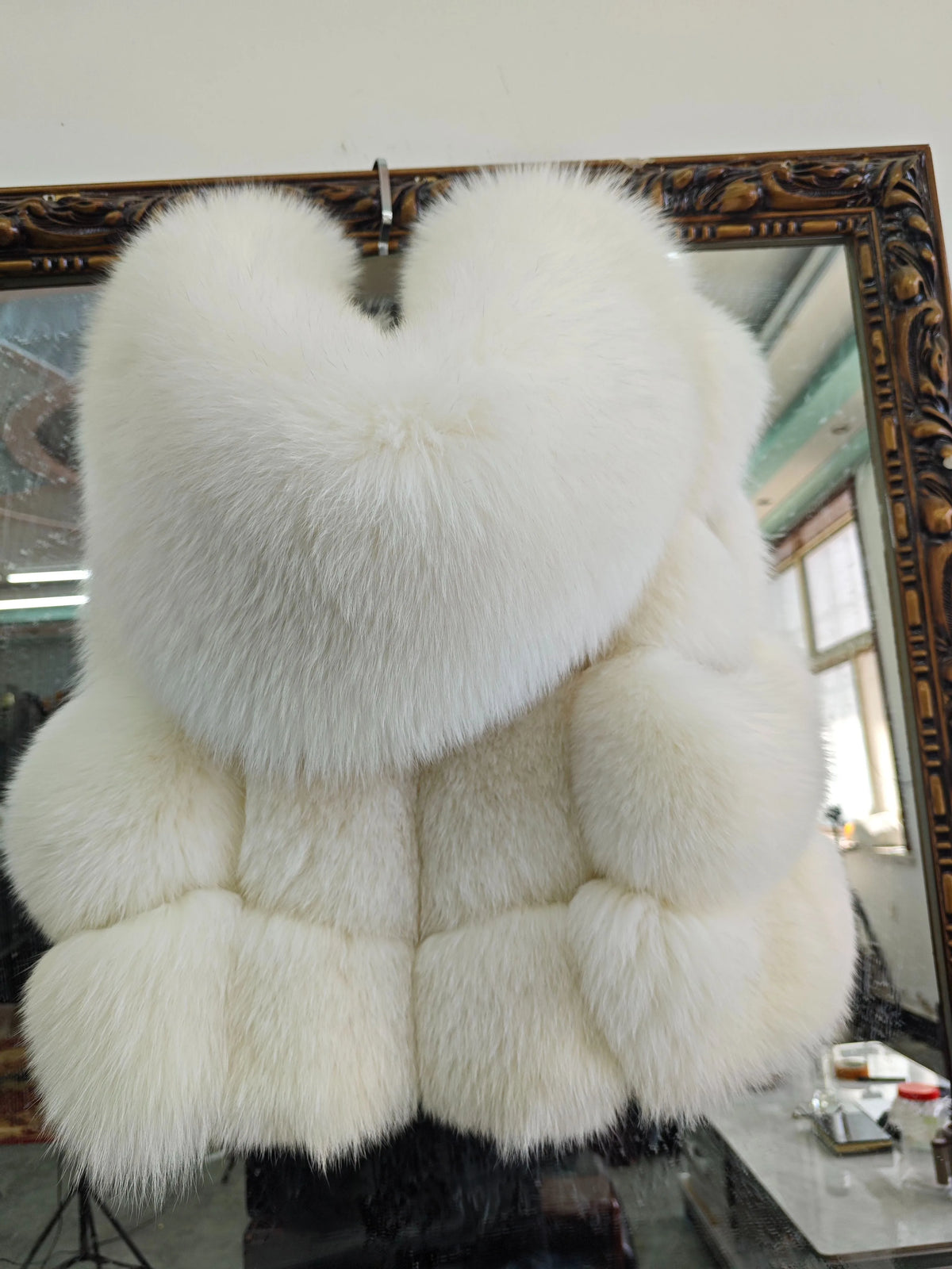 Natural Fox Fur Vest Women Winter Coat Fashion Hoodies Thick Warm Female Short Real Fox Fur Coat Sheepskin Genuine Fur Jackets - Matrix Studios