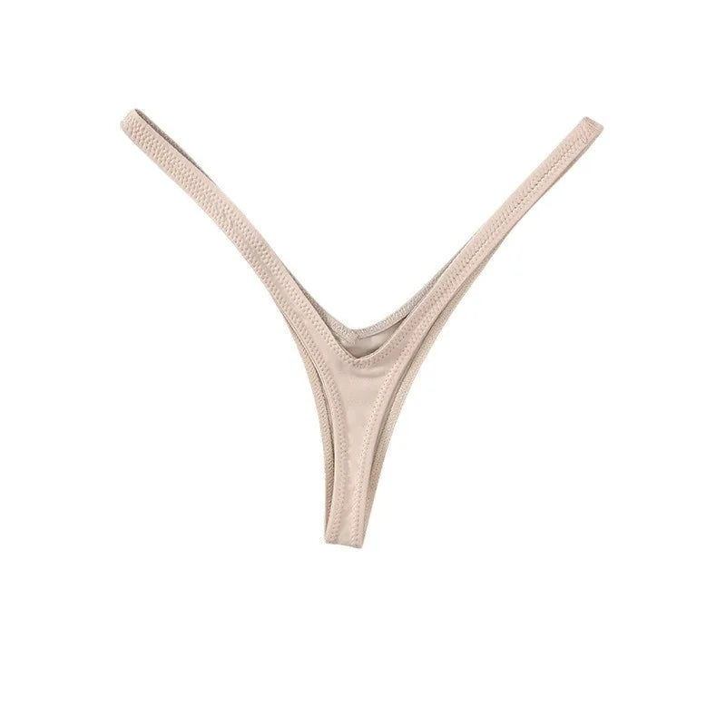 Women New Style Women Secret Clothes Deep V Thong Breathable Sexy Low Waist Brazilian Underwear Soft Thin Straps Women's Panties - Matrix Studios