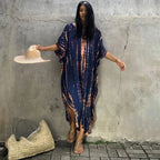 Plus Size Women Beachwear Long Beach Coverups Kaftan Casual Caftan Dress Swimwear cover ups - Matrix Studios