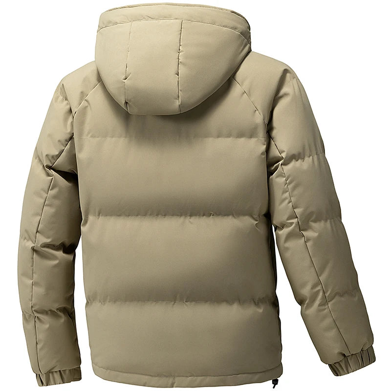 Men's Jacket Stand Collar Mens Parka Winter New Down Jacket Fleece Warm Jackets Men Business Leisure Coat Baseball Coats 8891 - Matrix Studios