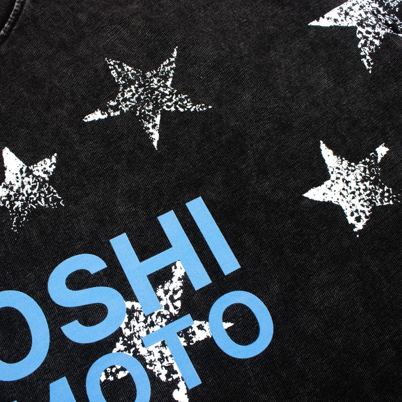 High Street Men's Satoshi Nakamoto T-shirt Rock Hip-hop Style Stars Letter Print Retro Washed Distressed Short-sleeved T Shirt - Matrix-studios.com