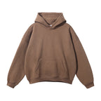 ZODF New Thick 350gsm Fleece Hooded Hoodies For Men Unisex Winter Oversized Loose Basic Solid Sweatshirts Pullovers Coats HY0631 - Matrix Studios