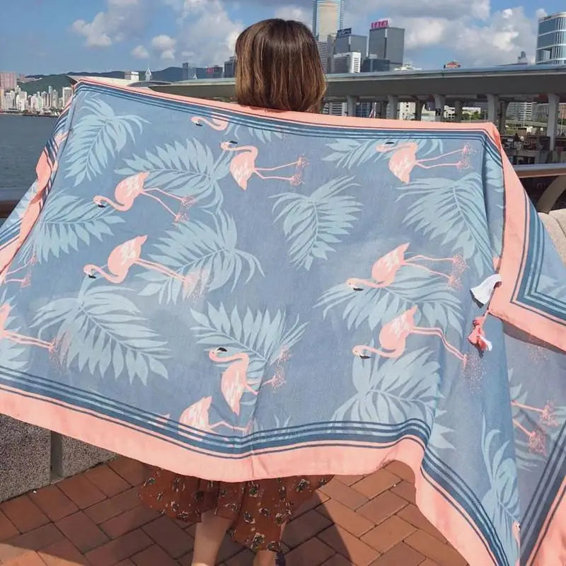 Hot New 90x180cm Twill cotton Pareo 2018 Summer Cover-Ups Rectangle Wrap Scarf Swimsuit Bikini Cover Up Autumn Beach Sarong Mats - Matrix Studios