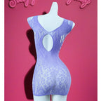 1PC Sexy Women Fishnet Cover Up Without Bikini Hollow Out Bodycon Dress  See Through Beachwear Summer Women's Swimwear DSH785 - Matrix Studios