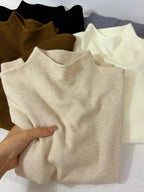 Women's Casual Vintage Knitted Long Sleeve Pullovers 2026 Autumn Winter Fashion Turtleneck Ladies Solid Sweater Woman clothing - Matrix-studios.com