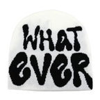 Y2K Letter Butter Knit Hats Skullies Beanies Autumn Winter Warm Hat Men Women Hip Hop Quality Skiing Cap Cycling Windproof New