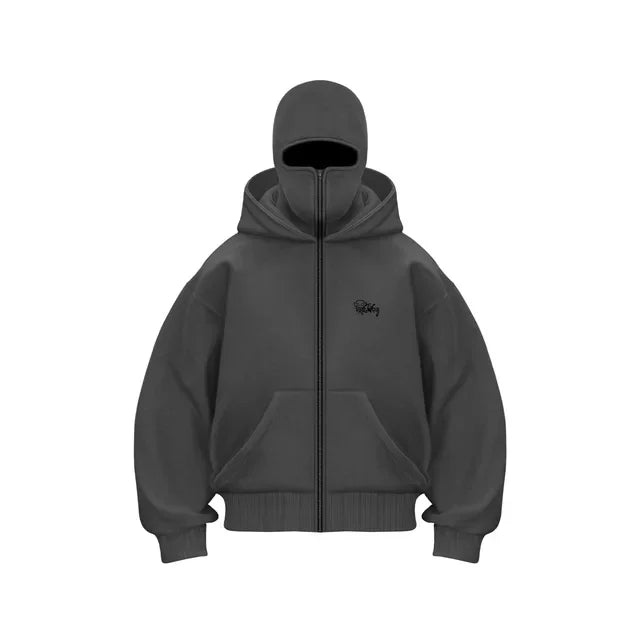 2025 New Hoodie Mens Loose Hooded Zipper Jacket Gothic Star Fashion Punk Y2k Hip Hop Harajuku Clothing Men Sweatshirts Oversized - Matrix Studios