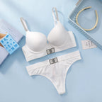 Victoria Secret Shine Script Thong Panty And Very Sexy Logo Shine Strap Push Up Bra Women Sexy Lingerie Set Trending - Matrix-studios.com