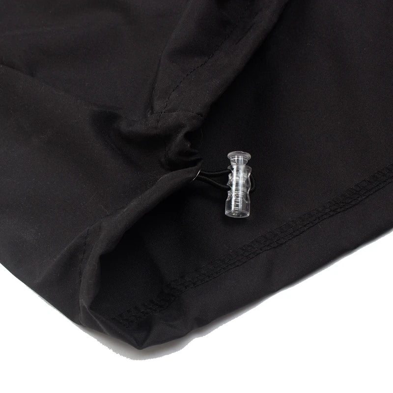 New Satoshi Tshirts Hip Hop Street Workwear Pocket Half Zip Lapel Casual Breathable Short Sleeved Shirts Men Women Summer Outfit - Matrix-studios.com