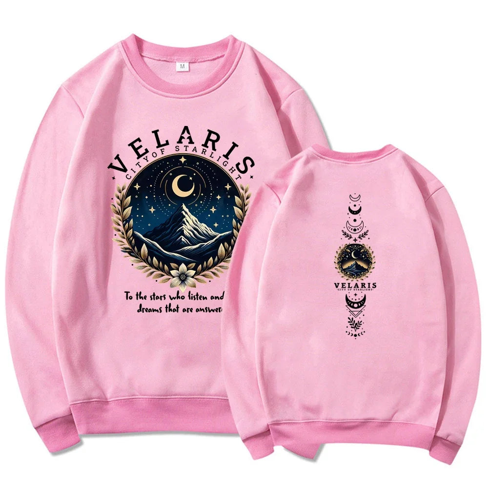 Velaris City of Starlight Sweatshirt ACOTAR Hoodie The Night Court Sweatshirt Women Graphic Hoodies Vintage SJM Merch Pullover - Matrix Studios