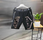 2025 Designer  Rhinestone  short Summer Luxurious Plein ali Hip Hop Male Brand Casual short pant