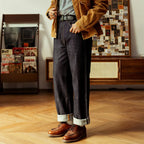 Red Tornado 55501 Relaxed Straight Fit Men's Jeans Raw Selvedge Denim Pants Amekaji - Matrix Studios
