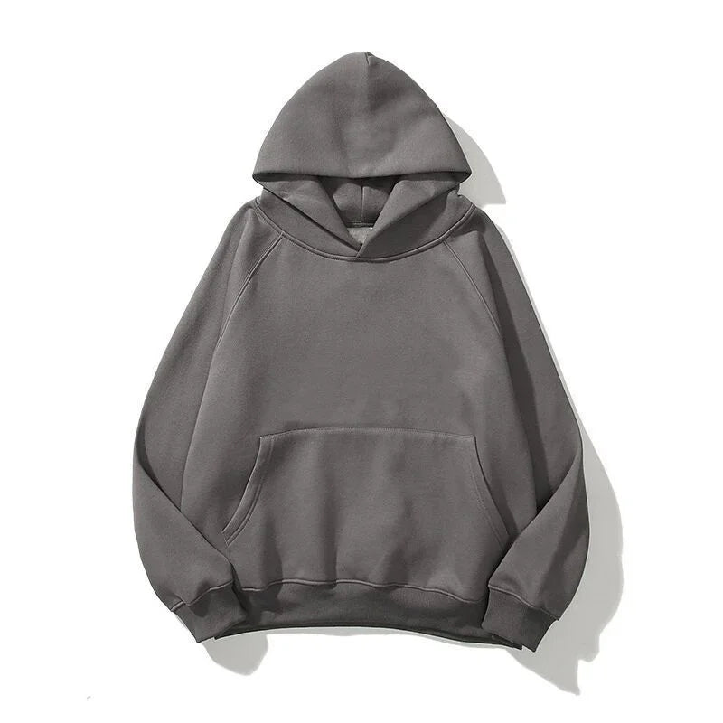Unisex hoodie high-quality sweater hip-hop fashion casual top trendy spring and autumn solid colorcomfortable new style2024 - Matrix Studios
