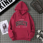 2025 Winter New Women's Hoodie High Street Unisex style Double Pockets Sweatshirts Outerwear Plus-Size Women's Clothing CYXX227 - Matrix Studios