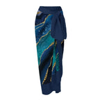 2026 New Sexy Print Retro Swimwear Beach Dress Cover Up Long Skirts Skirt Party Outfits Swimsuit Beachwear - Matrix Studios
