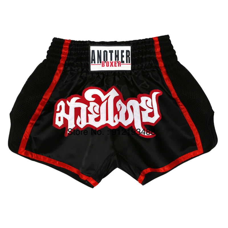 Muay Thai Shorts 2024 New Boxing Shorts Women Men Child Embroidery Kickboxing Training Pants Sanda Martial Arts Fight Equipment - Matrix Studios