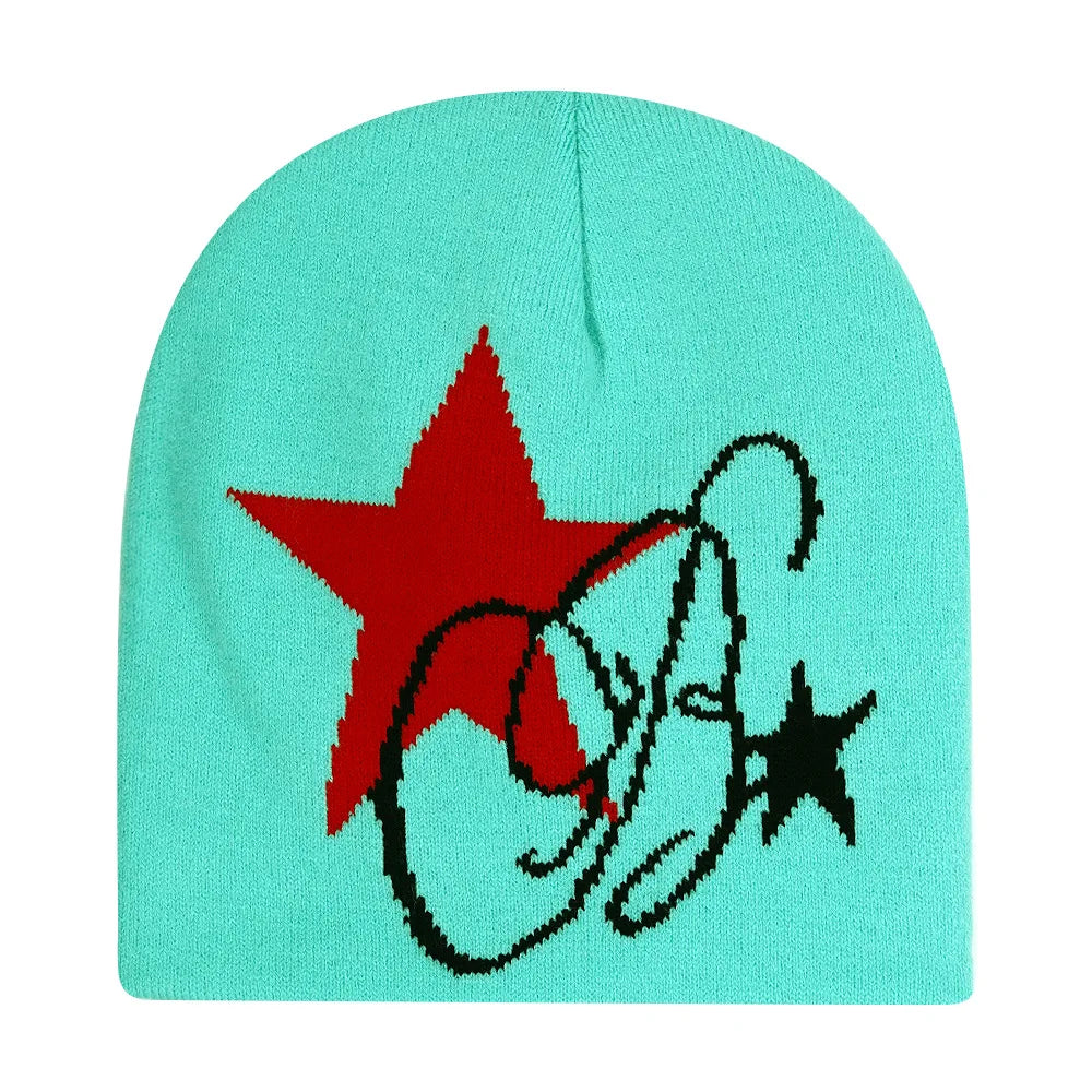 New Autumu Winter Keep Warm Knit Hat Women Men Skiing Beanies Outdoor Cold Hat Cycling Skullcap Fashion Letter Y2K Hiphop Beanie