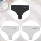 3PCS/Set Women's Panties Sexy Underwear FINETOO Large Size Thong Women Seamless Panties High Waist Girls Thongs M-2XL - Matrix Studios