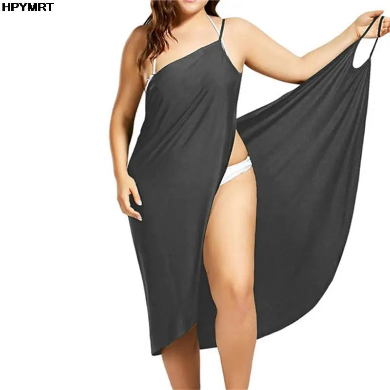 2022 5XL Summer Ladies Halter Dress Solid Color Sexy Suspenders Cross Sleeveless Ladies Clothes Beach Skirt Female Clothing Tops - Matrix-studios.com