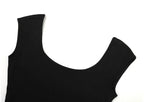 Y2k Open Back Jumpsuit Shorts Autumn Fashion Sexy Open Back Solid Slinky Sexy Club Party Outfits Short Sleeve Round Neck Bodycon - Matrix Studios