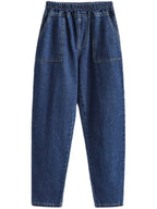 plus Size Denim Trousers High Waist Straight Leg Women's Spring Faion Slimming Long Pants Casual Harajuku Sle Jeans - Matrix-studios.com