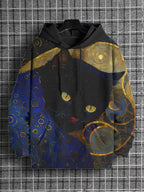 2026 Men's Hoodies Funny Cat Dinosaur UFO Art 3D Printed Cartoon Sweatshirt Men Women Tracksuit Oversized Casual Street Y2k Coat - Matrix Studios