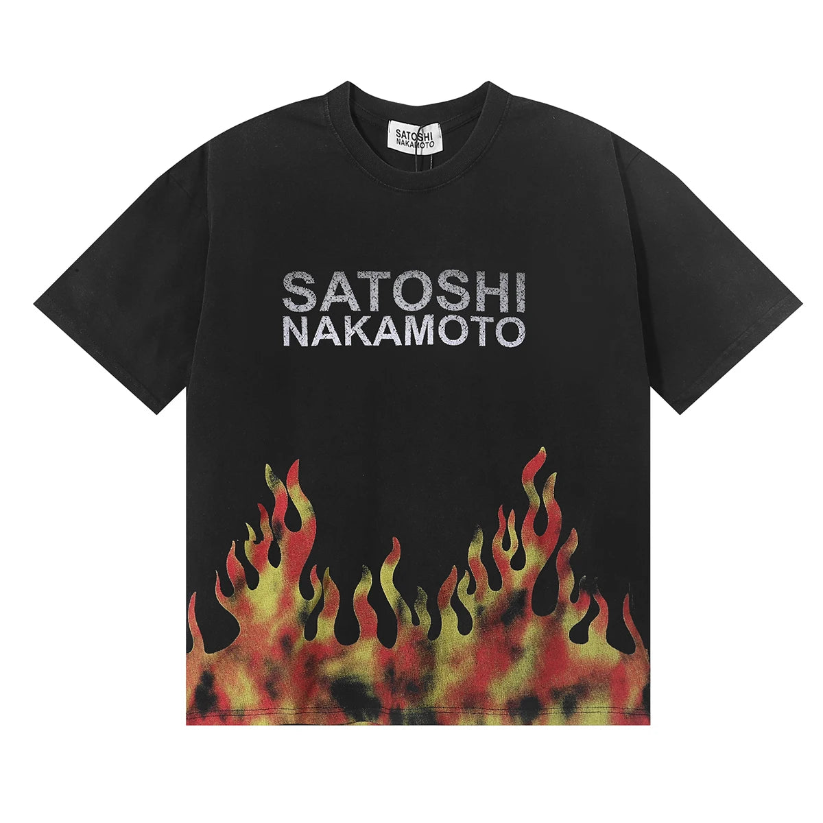 Free shipping New Satoshi Nakamoto Lost Boys T-shirt Printed with Washed Oversized 100% cotton Men Women T-shirts Y2K Fashion streetwear - Matrix-studios.com