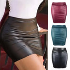 Women Summer Mini Skirts High-waist Slim Fittness Hip Pencil Skirts Vintage Bodycon Skirt Sexy Clubwear Ladies Office Clothing - Matrix-studios.com