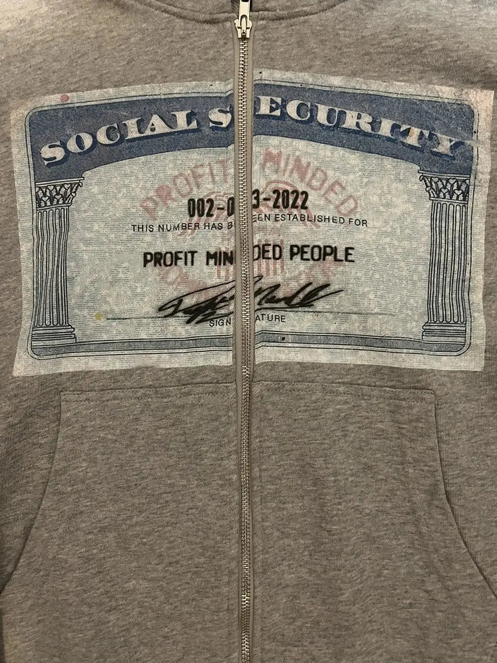 Gray Y2K Harajuku Dollar Print Hoodie Euro Street Style Best Seller Viral Harajuku Inspired Gray Cash Graffiti Design Streetwear - Matrix Studios