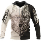 2024 New Hoodie 3d Viking Harajuku Print Pullover Men's Hooded Sweatshirt Oversized Vintage Male Clothing Fall Long Sleeve - Matrix Studios