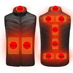 21 Heated Vest Zones Electric Heated Jackets Men Women Sportswear Heated Coat Graphene Heat Coat USB Heating Jacket For Camping - Matrix Studios