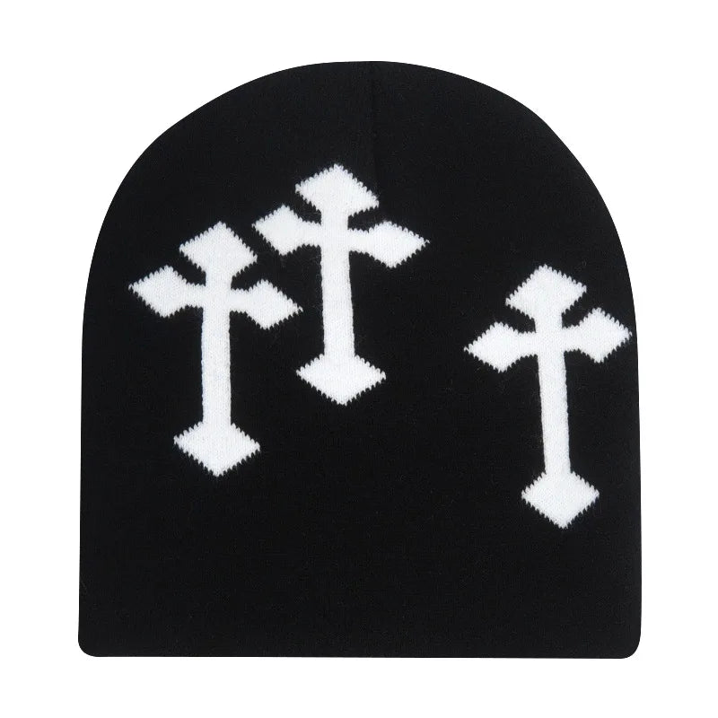 New Autumu Winter Keep Warm Knit Hat Women Men Skiing Beanies Outdoor Cold Hat Cycling Skullcap Fashion Letter Y2K Hiphop Beanie