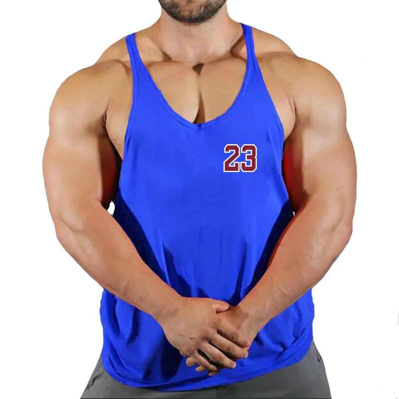 Men's Clothing Gym Vest Vests Bodybuilding Man Top for Fitness Stringer Sleeveless Sweatshirt T-shirts Suspenders Man Clothes - Matrix Studios