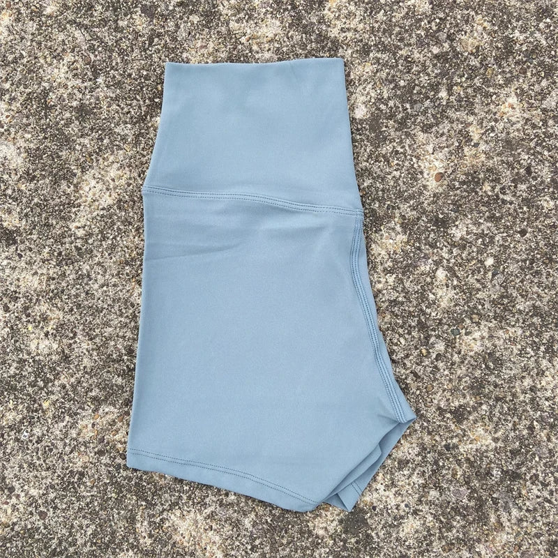 Sexy Solid Color Women Fitness Sport Short High Waist Athletic Yoga Short Leg Cycling Comprehensive Training Jogging Squat Proof - Matrix Studios