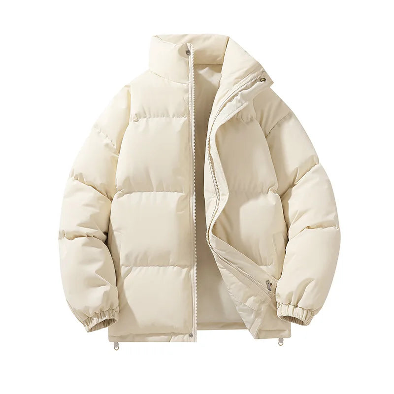 New Fashion Men Winter Stand Collar Down Jackets Warm Parkas Male Casual Thicker Winter Coats Man Slim Fit Short Jackets 3XL - Matrix Studios